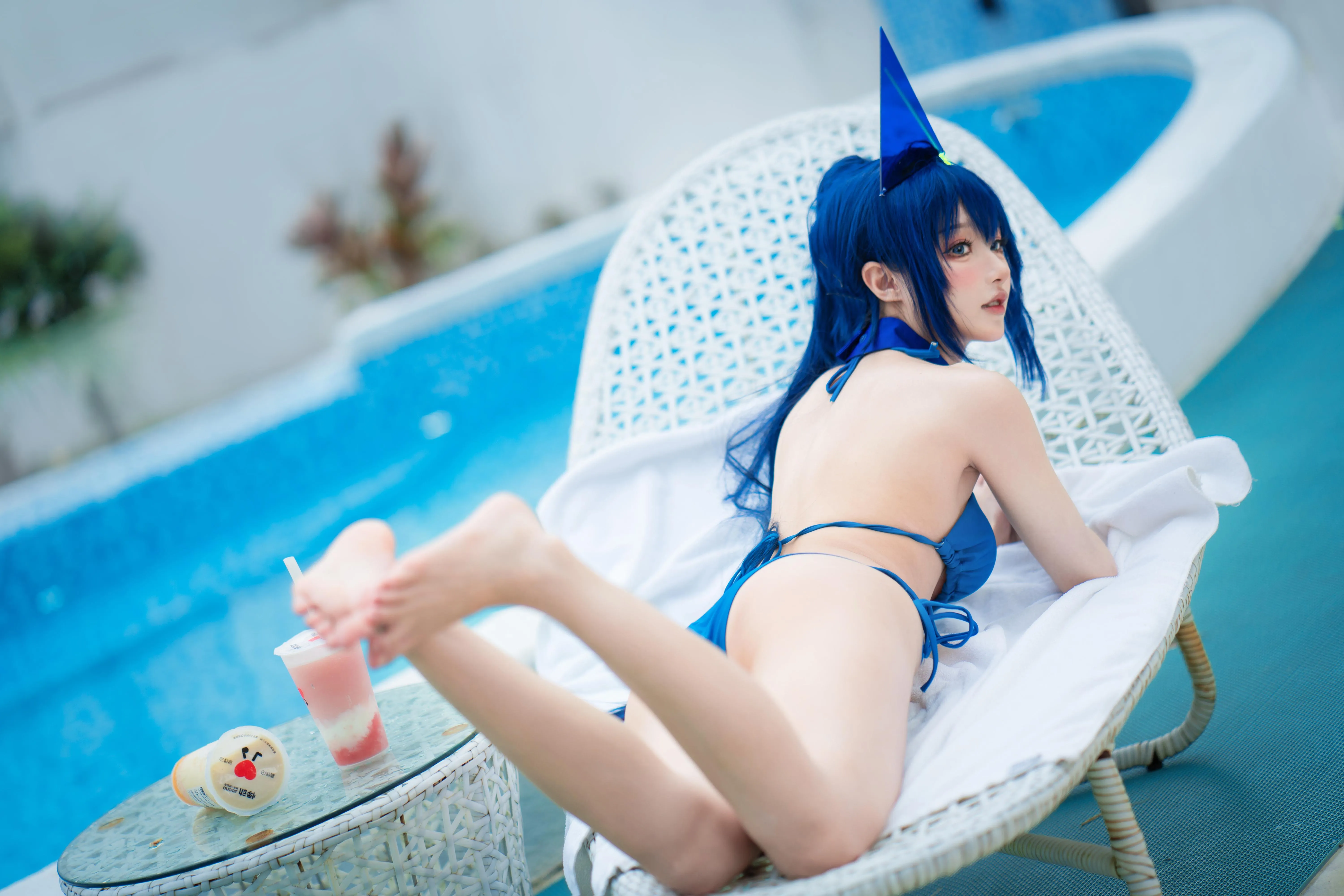 阿包也是兔娘 – NO.79 花园泳装 [37P]插图8